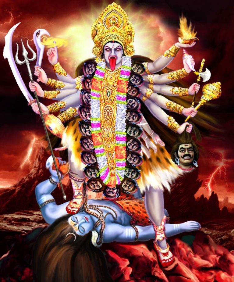 Hindu Goddess Kalratri Matha