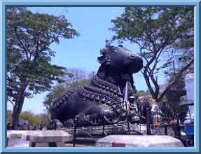 bull temple or nandi hills