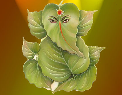 lord ganesha with mantra and different names