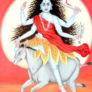 Hindu goddess mata kalaratri