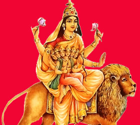 hindu goddess picture of skandamata devi